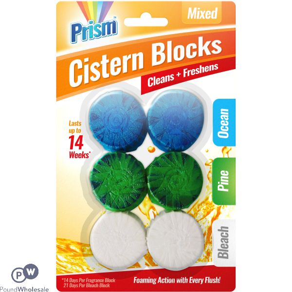 Prism Mixed Cistern Toilet Blocks Assorted