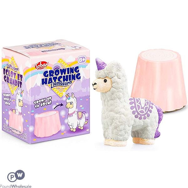 Tobar Growing Hatching Llamacorn 10cm