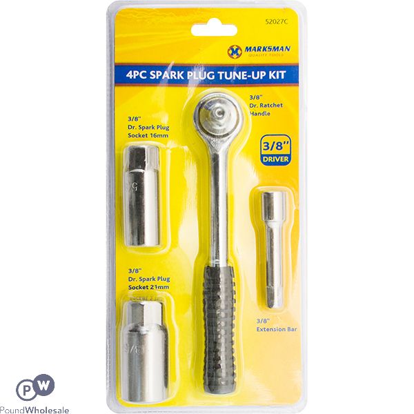 Marksman 3/8" Spark Plug Tune-up Kit 4pc