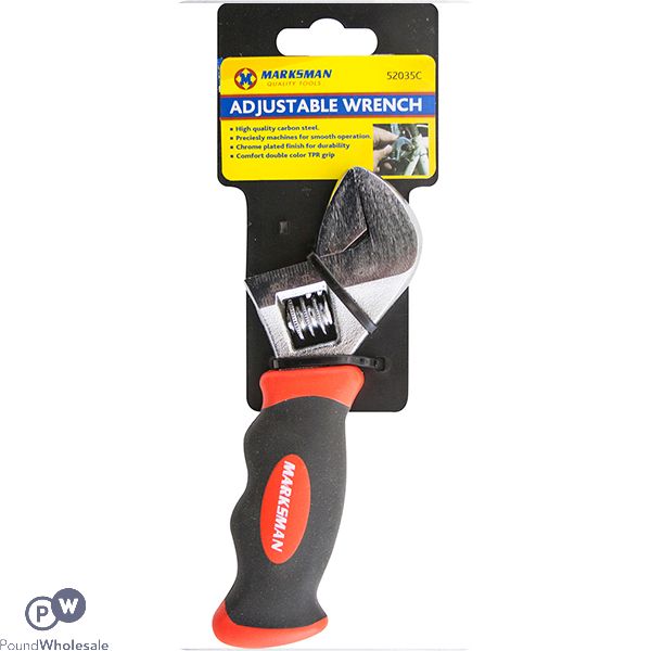 Marksman Stubby Adjustable Wrench 8"