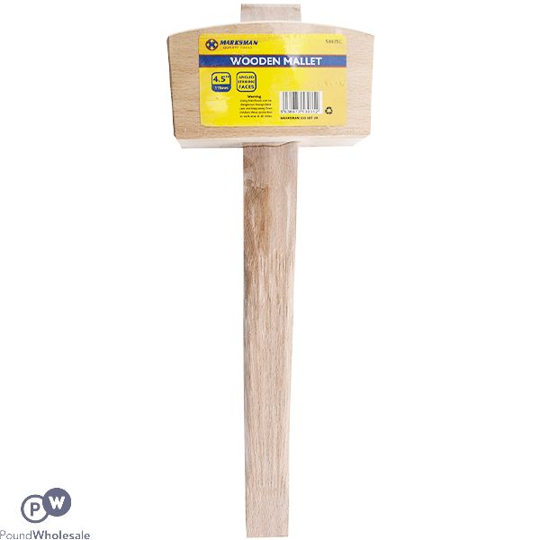 Marksman Wooden Mallet 4.5"