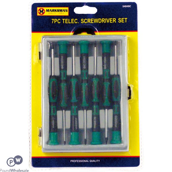 Marksman Telecommunication Screwdriver Set 7pc