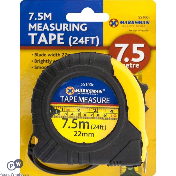 Marksman Measuring Tape 7.5m