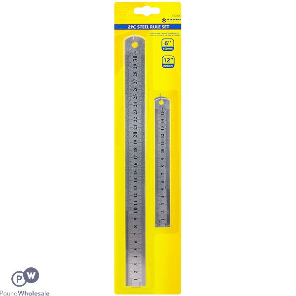 Marksman Steel Rule Set 2pc