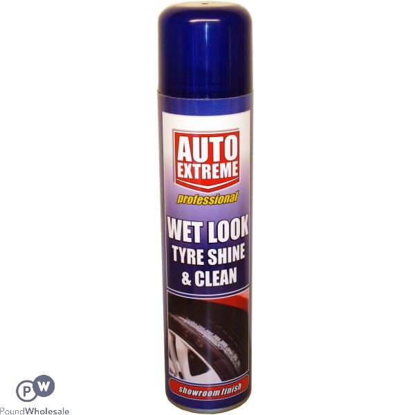 Auto Extreme Professional Wet Look And Tyre Shine And Clean Spray 300ml (expired Stock 2017)