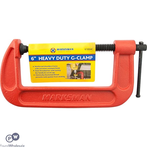 Marksman Heavy Duty G-clamp 6"