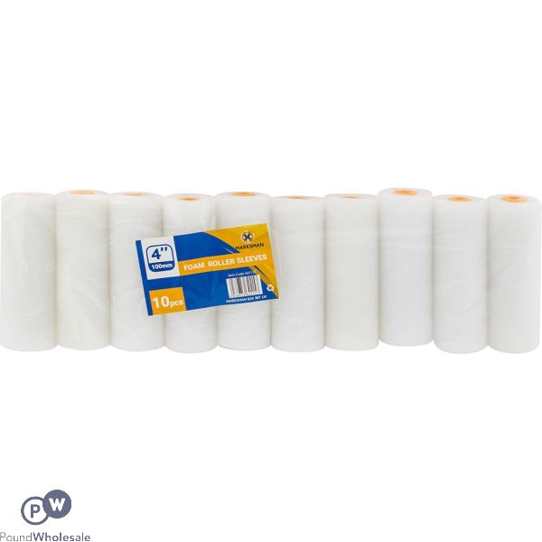 Marksman 4" Foam Roller Sleeves 10pc