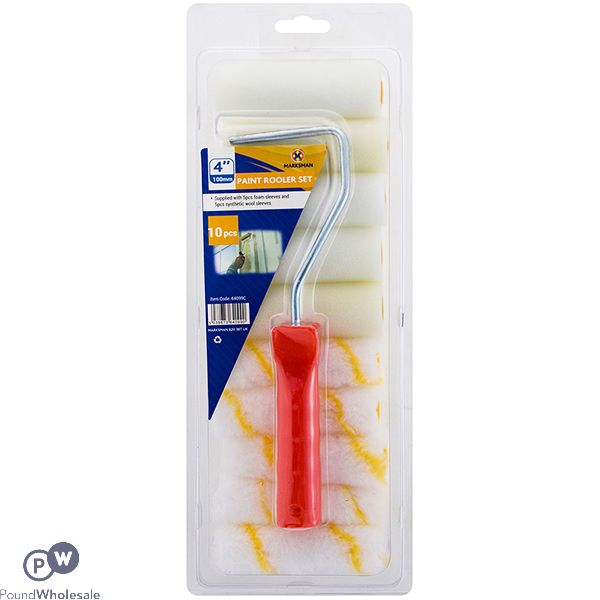 Marksman Paint Roller Set 4" 10pc