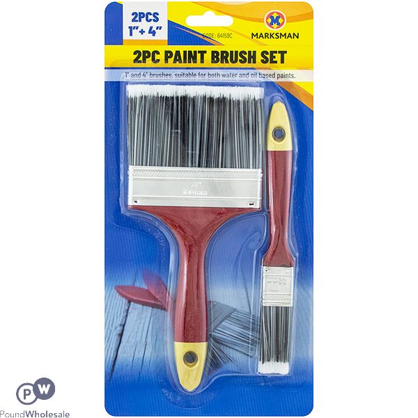 Marksman Paint Brush Set 2pc