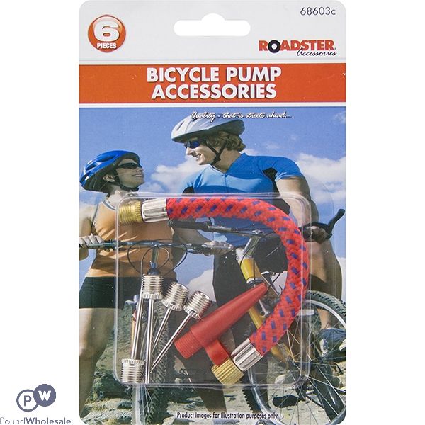 Roadster Bicycle Pump Accessories 6pc