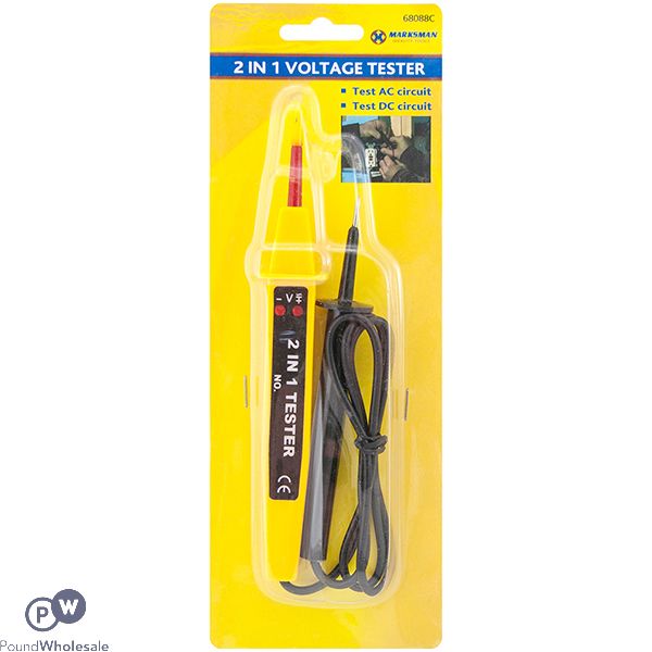 Marksman 2-in-1 Ac/dc 380v Voltage Tester