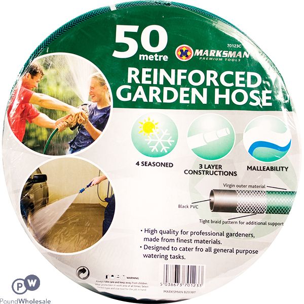 Marksman Reinforced Pvc Garden Hose 50m
