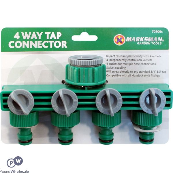 Marksman 4 Way Tap Connector
