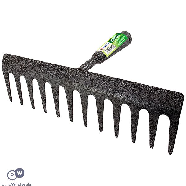Marksman 12 Tooth Carbon Steel Rake Head 30cm