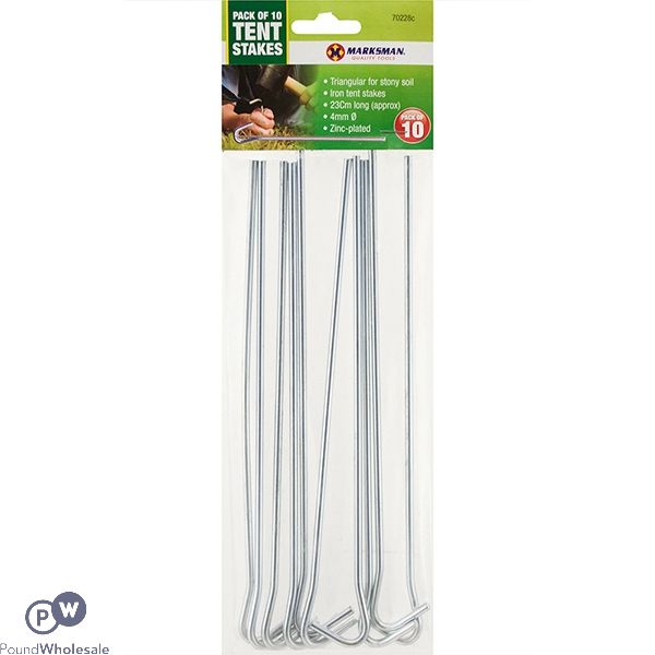 Marksman Iron Tent Pegs 10pc