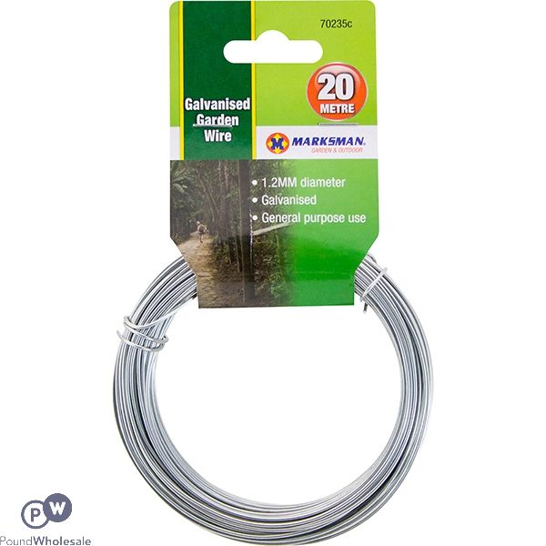 Marksman 1.2mm Galvanised Garden Wire 20m