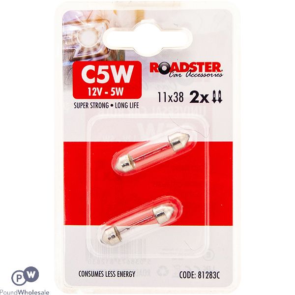 Roadster C5w 12v 5w 11 X 38 Car Light Bulb 2 Pack