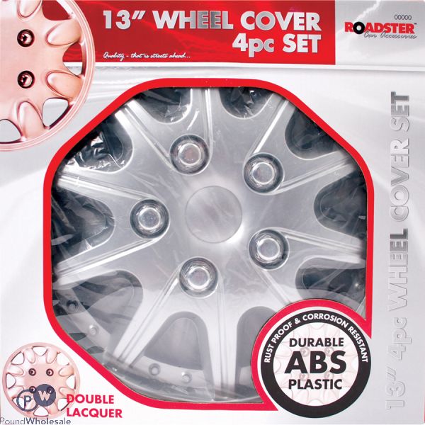 4pc 13" Wheel Covers