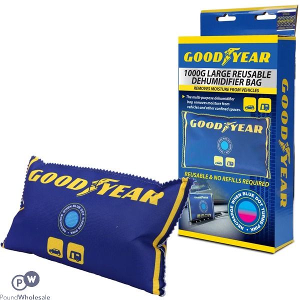Goodyear Large Reusable Vehicle Dehumidifier Bag 1000g