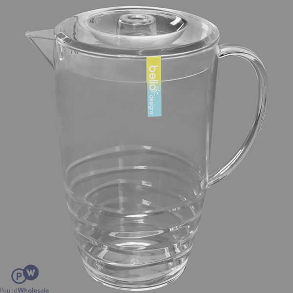 Bello Elegant Swirl Pitcher With Lid 2l