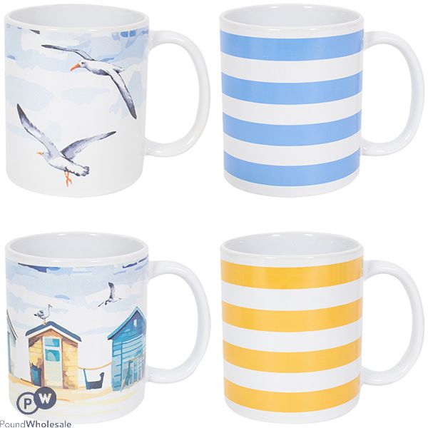 Mad About Mugs Stoneware Seaside Mug 11oz Assorted