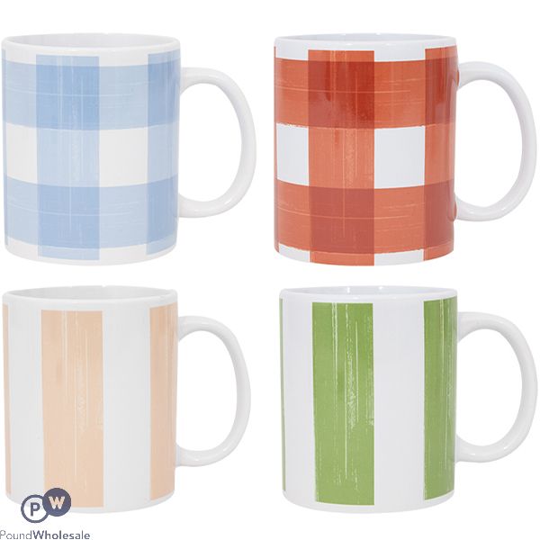 Mad About Mugs Brushstrokes Stripe Mug 11oz Assorted