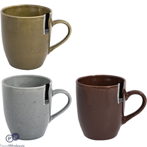 Mad About Mugs Stoneware Reactive Glaze Mug 330ml Assorted Colours