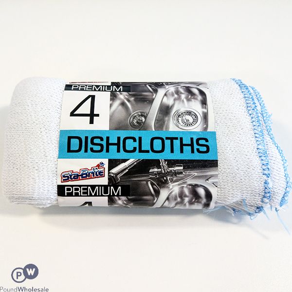 Sta-brite Premium Dishcloths 4 Pack