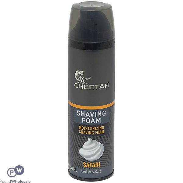 Cheetah Safari Moisturising Shaving Foam 250ml