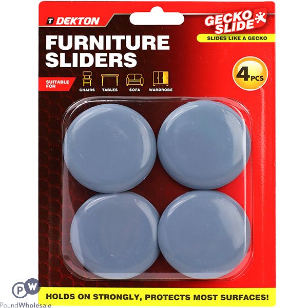 Dekton Gecko Slide Large Furniture Sliders 4 Pack