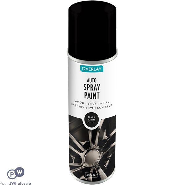 Overlay Black Stain Auto Spray Paint 400ml