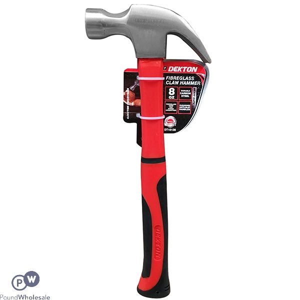 Dekton Fibreglass Claw Hammer 8oz