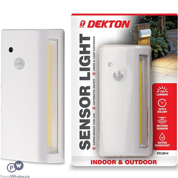 Dekton 100 Lumen Indoor & Outdoor Sensor Led Light