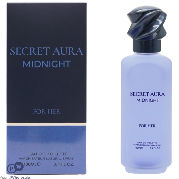 Secret Aura Midnight For Her Eau De Toilette 100ml (chance By Chanel Inspiration)