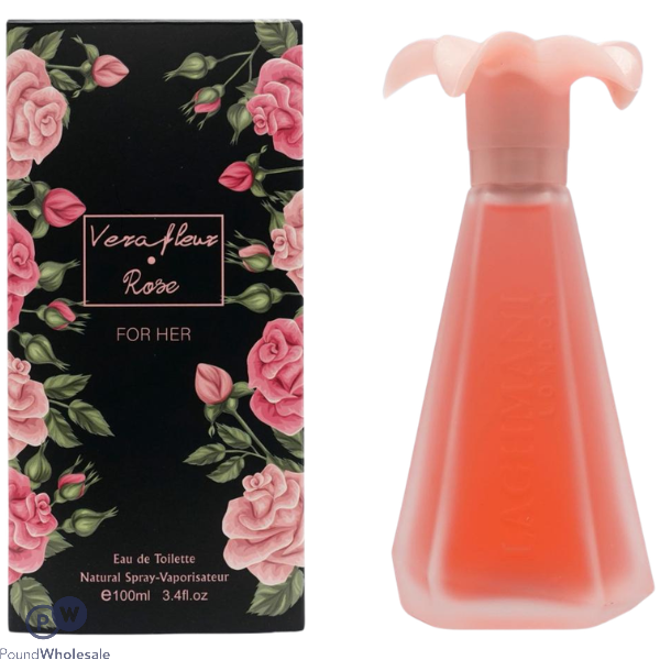 Verafleur Rose For Her Eau De Toilette 100ml (chloe Inspiration)