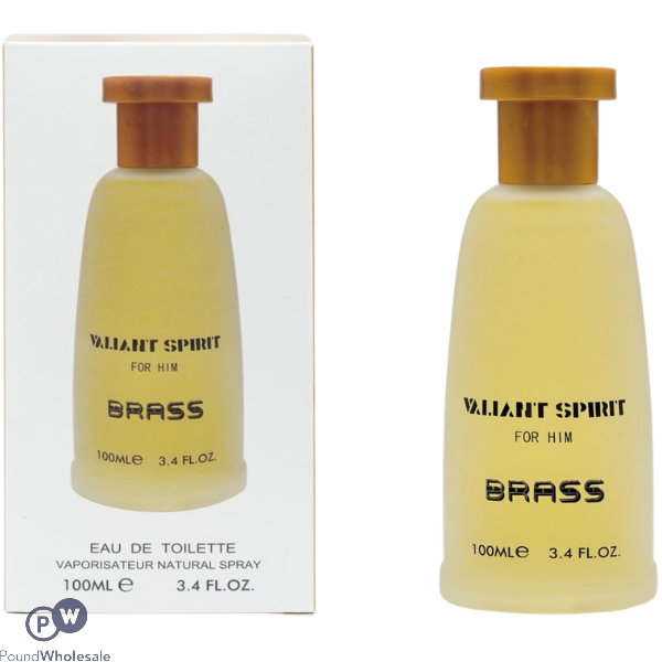 Valiant Spirit Brass For Him Eau De Toilette 100ml (1 Million By Paco Rabanne Inspiration)