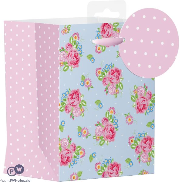 Female Vintage Floral Design Bag Small