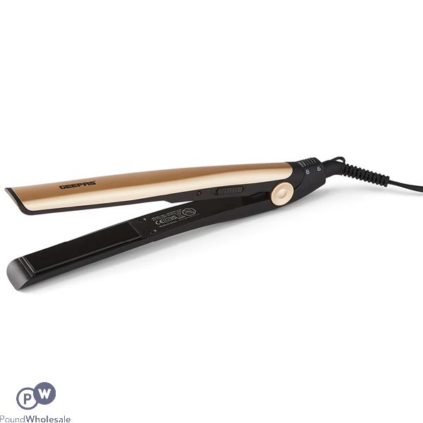 Geepas Heat Protect Swivel 360° Ceramic Hair Straighteners