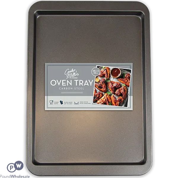 Cooke & Miller Carbon Steel Non-stick Oven Tray 38cm X 26cm