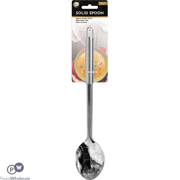 Did Stainless Steel Solid Spoon 31.5cm