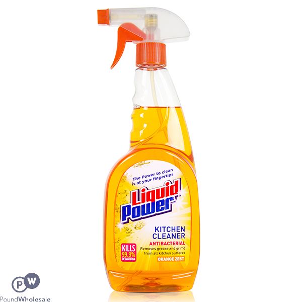 Liquid Power Anti-bacterial Orange Zest Kitchen Cleaner 750ml