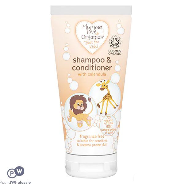 Mumma Love Organics Kids Shampoo & Conditioner With Calendula 200ml