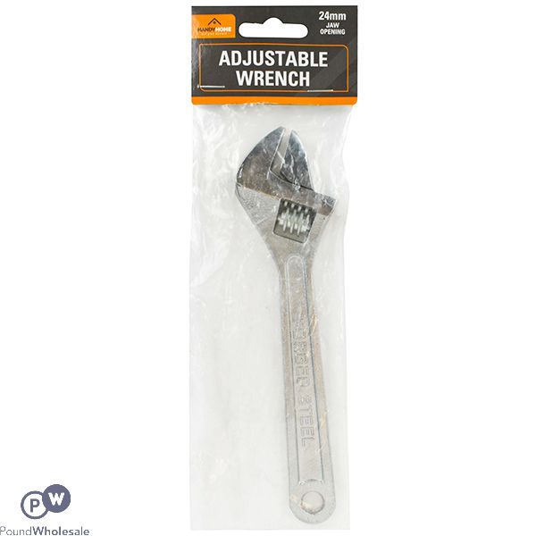 Handy Homes Steel Adjustable Wrench 24mm