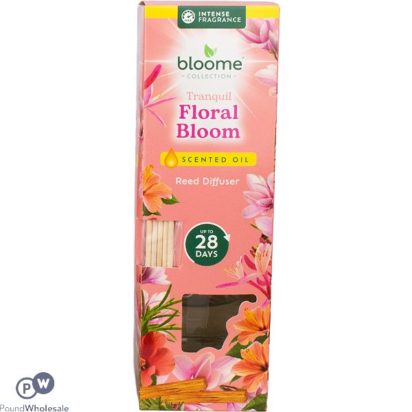 Bloome Tranquil Floral Bloom Scented Oil Reed Diffuser 30ml