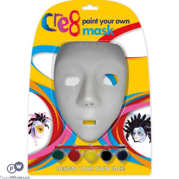 Cre8 Paint Your Own Mask Set