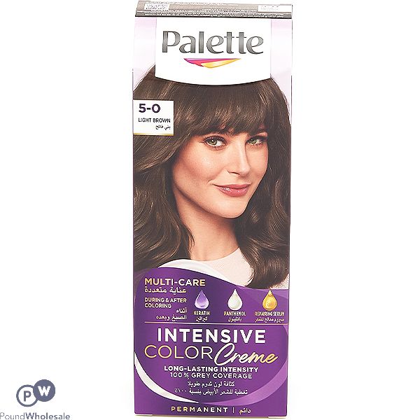 Palette Light Brown 5-0 Intensive Permanent Colour Creme