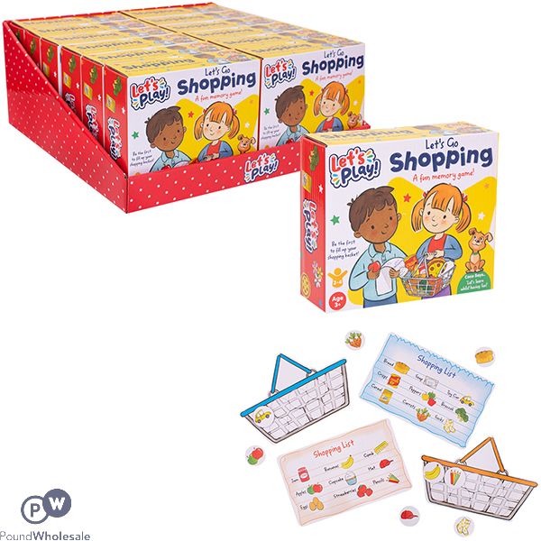 First Steps Let's Play Shopping Memory Game Cdu