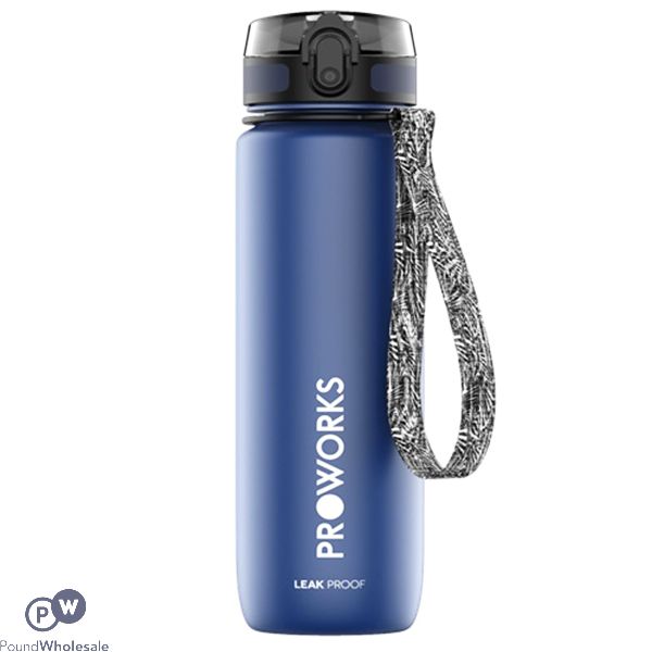 Proworks Leakproof Sports Water Bottle Dark Blue 1l