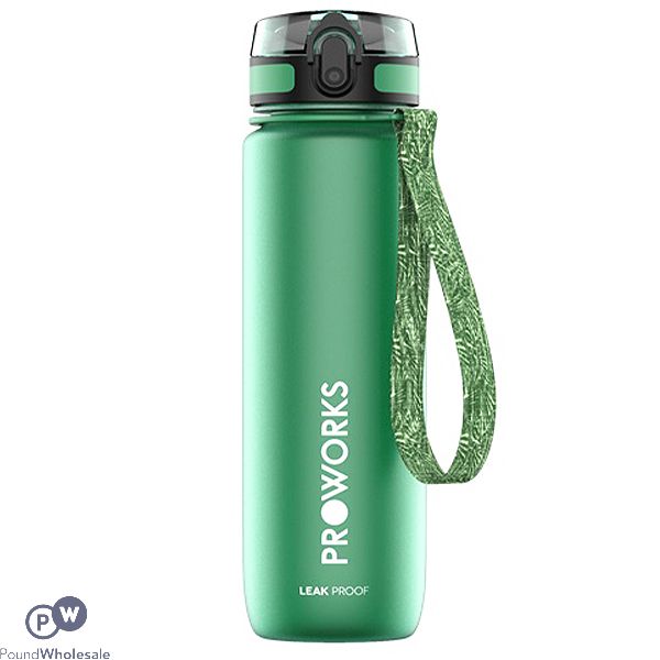 Proworks Leakproof Sports Water Bottle Pine Green 1l