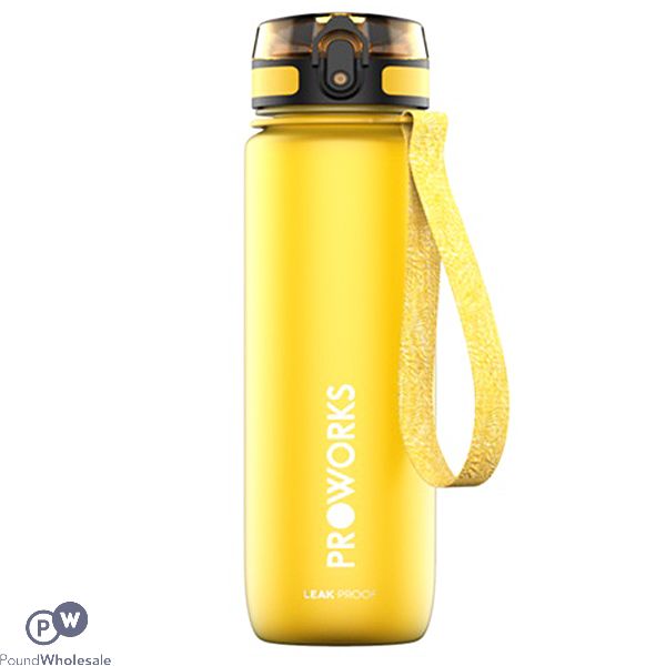 Proworks Leakproof Sports Water Bottle Sunflower Yellow 1l